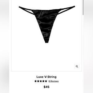 Black Fleur Du Mal Luxe V-String